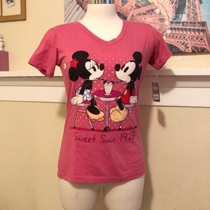 Mickey and Minnie V-neck Top